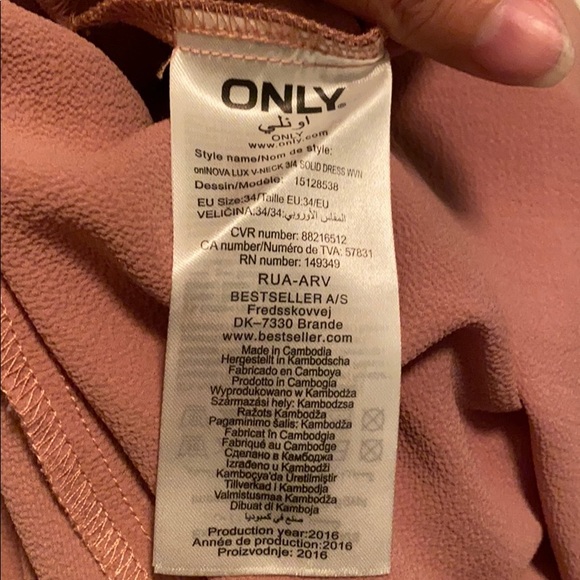 Pink wrap dress from Only. - Picture 5 of 7